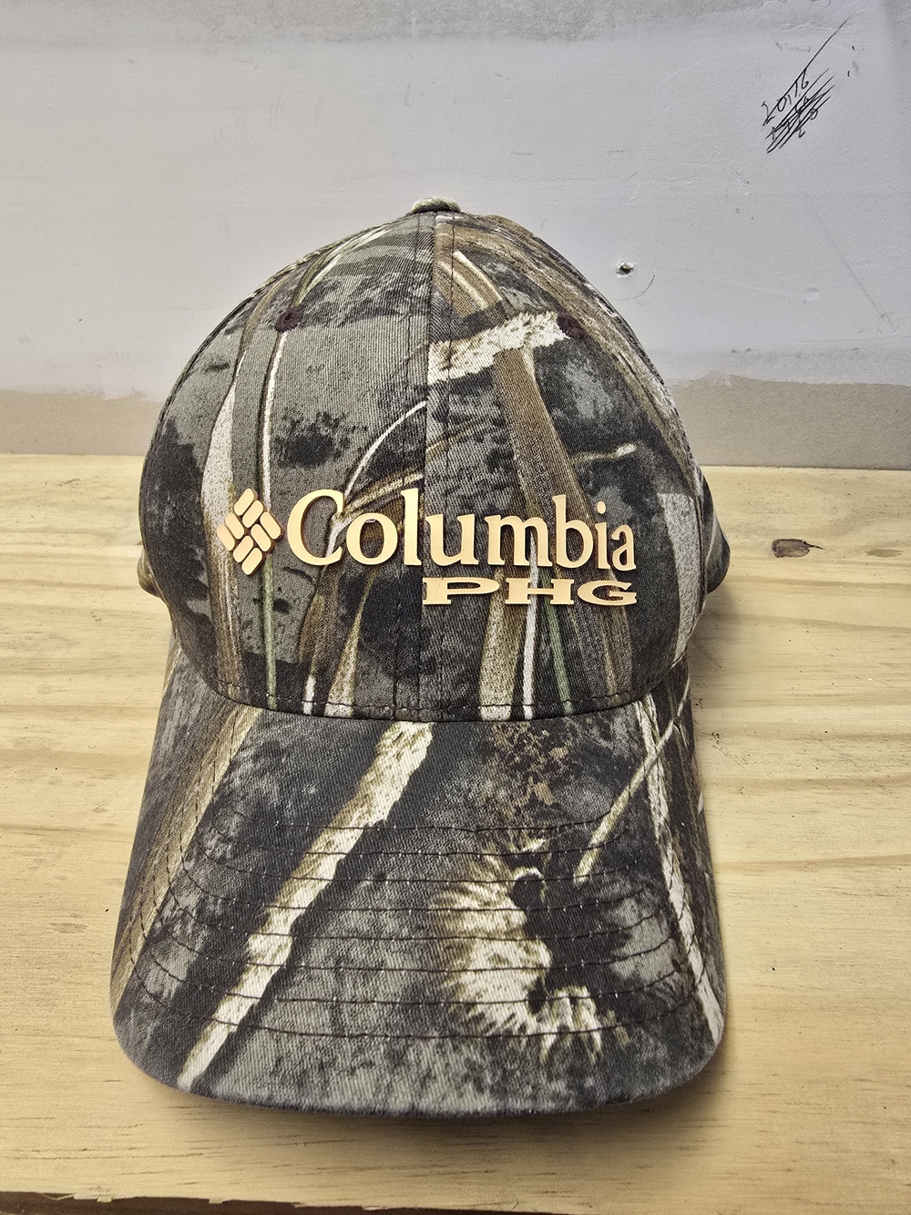 Columbia PHG Camo Baseball Cap - Brown Green Black